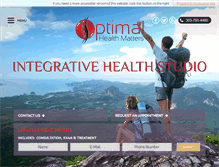 Tablet Screenshot of optimalhealthmatters.com